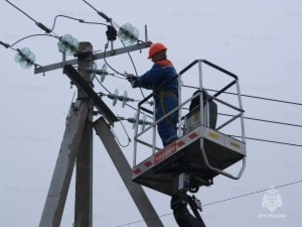 Отключение электроэнергии частично в А/О Гамурзиево, частично в с.п. Барсуки и частично в с.п. Гази-Юрт